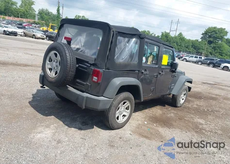 2017 Jeep Wrangler Unlimited Sport 4X4 from USA, damaged, VIN 1C4BJWDG7HL536793